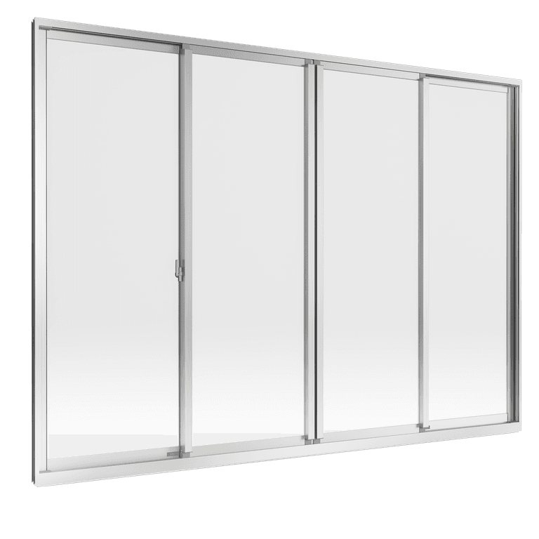 Sliding door (4 panels on 2 tracks)