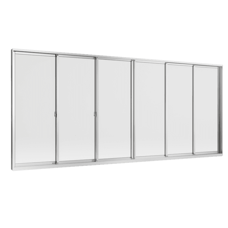 Sliding door (6 panels on 3 tracks)