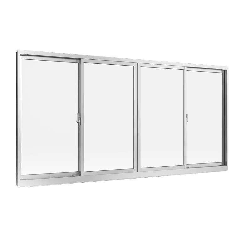 Sliding window (4 panels on 2 tracks)