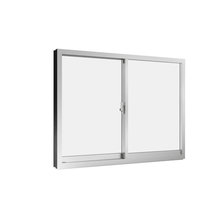 Sliding window (2 panels on 2 tracks)