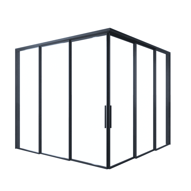 IN16 Corner Hanging Door